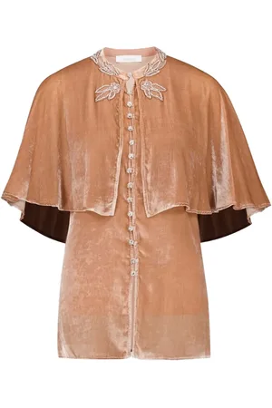 Paco rabanne Floral-embroidered top