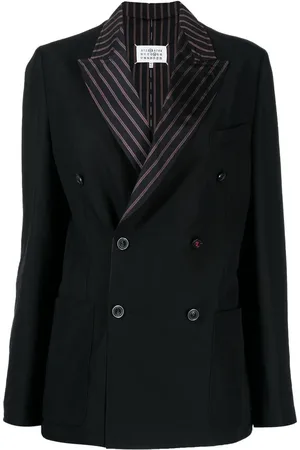 Maison Margiela Striped single-breasted blazer
