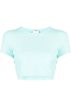 CHANEL 1997 CC cropped T-shirt
