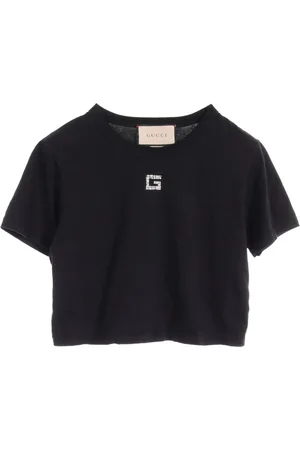 Gucci 2010s Cropped Square G cotton T-shirt