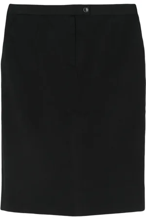Burberry 2000s wool pencil skirt