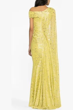 TALBOT RUNHOF Single-shoulder sleeve gown