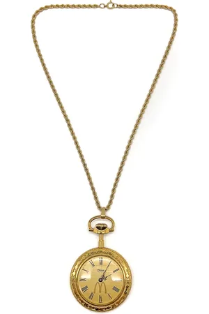 Dior 1980s pendant watch necklace