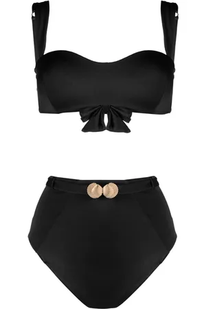 Noire Swimwear Seashell bandeau bikini set