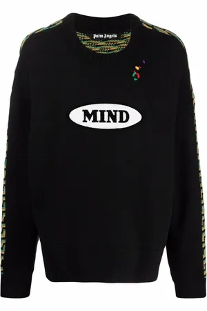Palm Angels X Missoni patch-detail crew-neck jumper