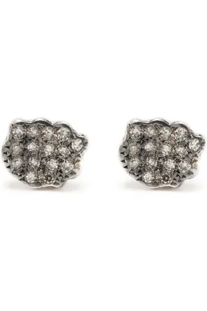 ROSA MARIA Pavé diamond stud earrings