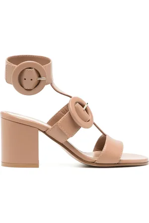Gianvito Rossi Double-buckle leather sandals