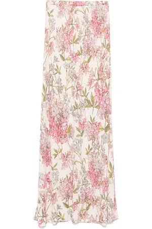 Faliero Sarti Floral-print midi skirt
