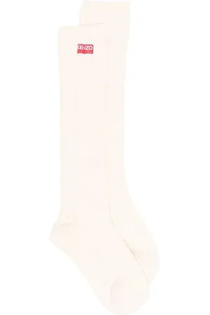 Kenzo Logo-patch cotton-blend socks