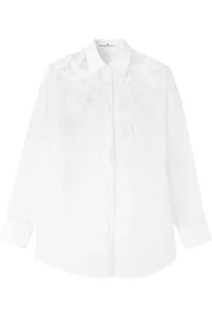 ERMANNO SCERVINO Floral-appliqu?? shirt