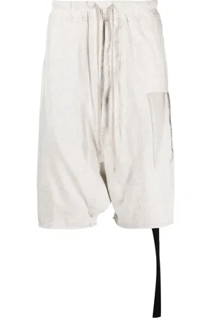 Rick Owens Drop-crotch drawstring shorts
