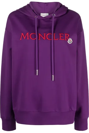 Moncler Logo-embroidered cotton hoodie