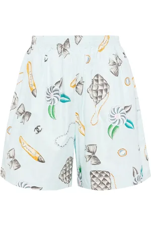 CHANEL 1990-2000s Icon cotton shorts