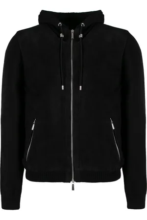 MOORER Zipped cardigan