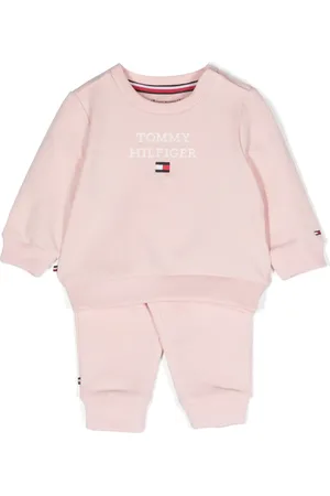 Tommy Hilfiger Embroidered-logo jersey tracksuit set