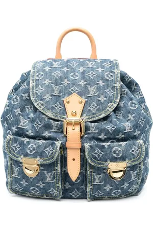 LOUIS VUITTON 2003 monogram denim backpack