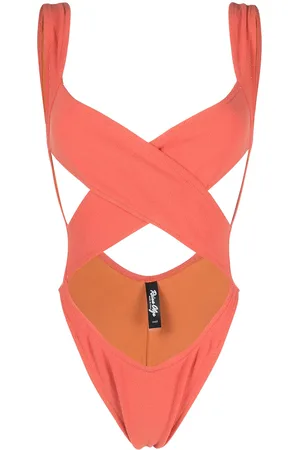 Reina Olga Exotica criss-cross swimsuit