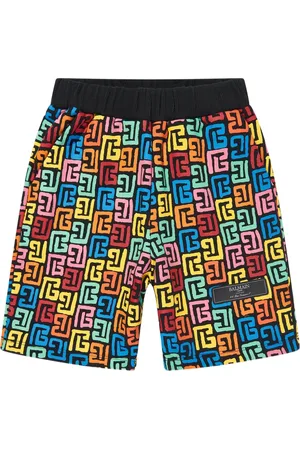 Balmain Monogram-print shorts