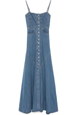 AG Jeans Denim maxi dress