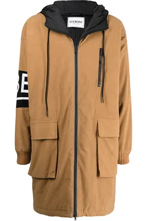 Iceberg Logo-print sleeve parka