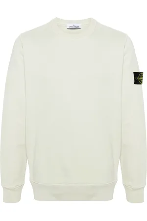 Stone Island Compass-badge cotton sweatshirt