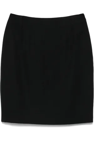 VERSACE 2000s wool mini skirt