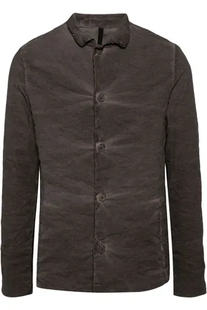 POÈME BOHÉMIEN Single-breasted crinkled shirt jacket