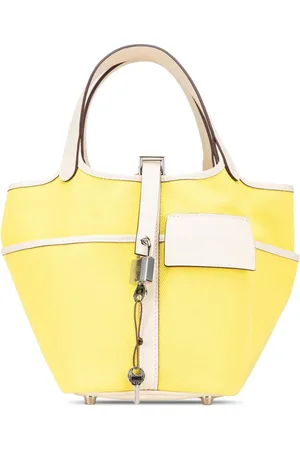 Hermès 2022 Toile Goeland and Swift Cargo Picotin Lock 18 handbag