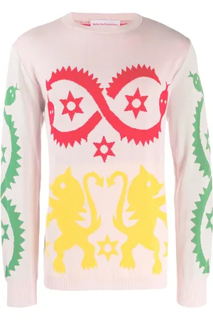 WALTER VAN BEIRENDONCK 2009 intarsia knit jumper