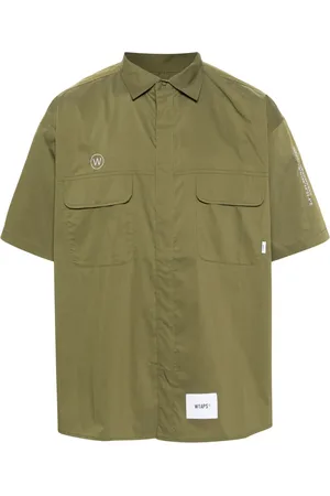 Wtaps Ladder Coolmax logo-appliqué shirt