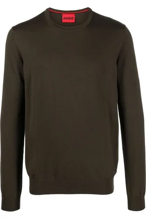 HUGO BOSS Crew-neck long-sleeve jumper