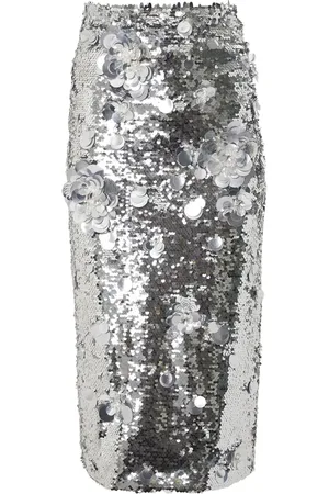 Carolina Herrera Sequin-embellished midi skirt