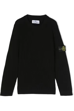 Stone Island Compass-badge virgin-wool jumper