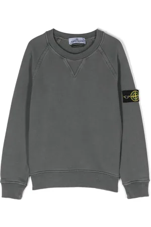Stone Island Compass-patch cotton sweatshirt