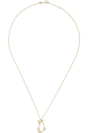Aliita 9kt yellow cat pendant necklace