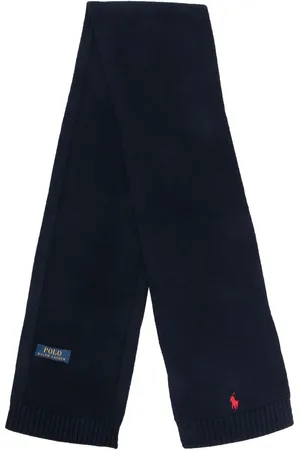 Ralph Lauren Logo-embroidered wool scarf
