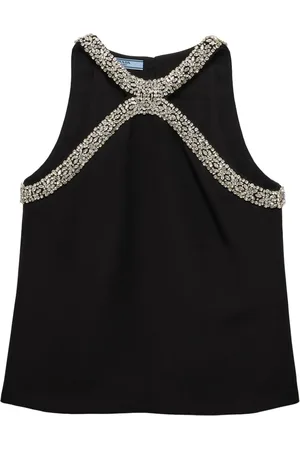 Prada Crystal-embellished blouse