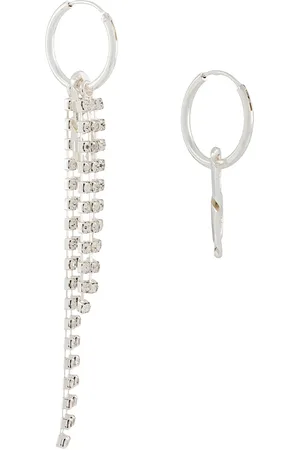 Coup De Coeur Crystal mismatched drop earrings