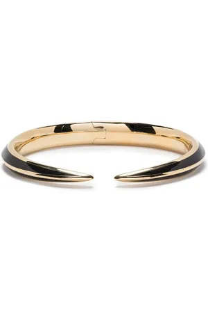 SHAUN LEANE Sabre Deco yellow gold vermeil-plated bangle