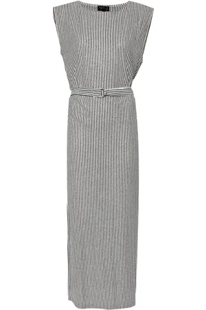 AGNÈS B. Colisée belted linen dress