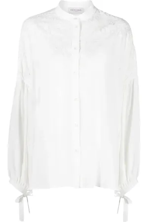 Ermanno Firenze Long-sleeve button-fastening blouse
