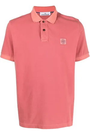 Stone Island Logo-patch polo shirt