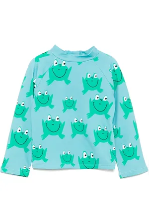 Stella McCartney Frog-print swim top