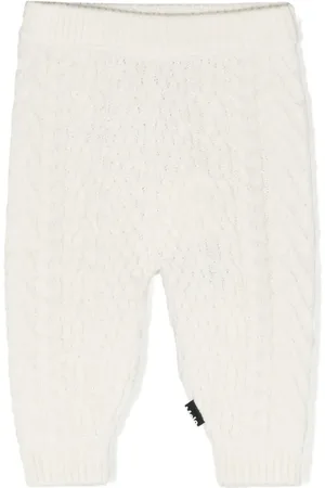Molo Sedge cable-knit trousers