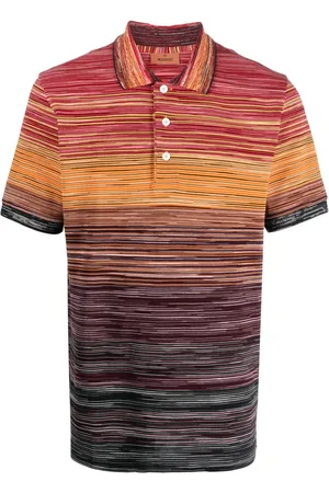 Missoni Stripe-pattern cotton polo shirt