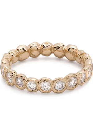 Fie Isolde 14K gold Alfa diamond ring