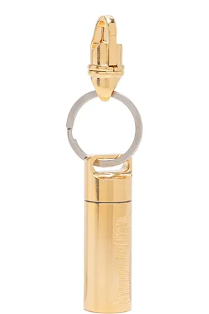 In Gold We Trust Logo keyring