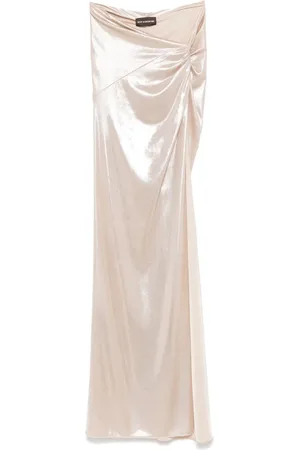 MVP Wardrobe Lurex maxi skirt