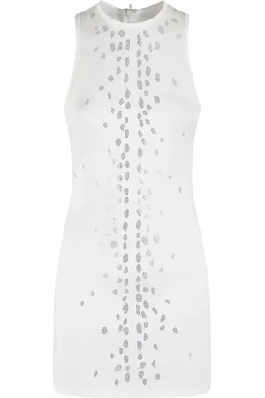 DAVID KOMA Embellished sleeveless dress