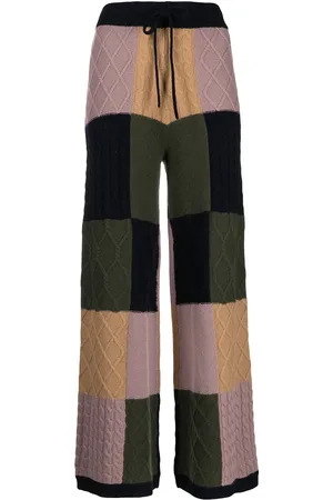 MADELEINE THOMPSON Grus checked wool trousers